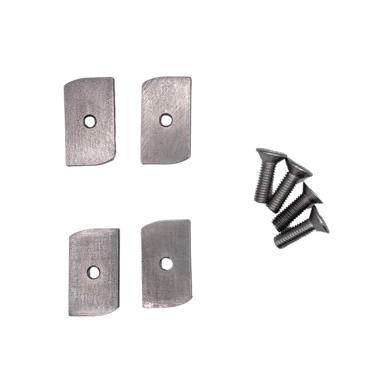 4 Stainless Channel Nuts with Screw on the side