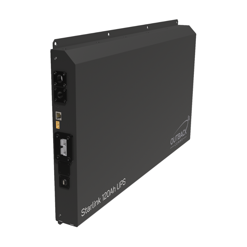 Complete Starlink Power Hub – Built-In System with 120Ah Battery, DC-DC Charging & Fridge Supply