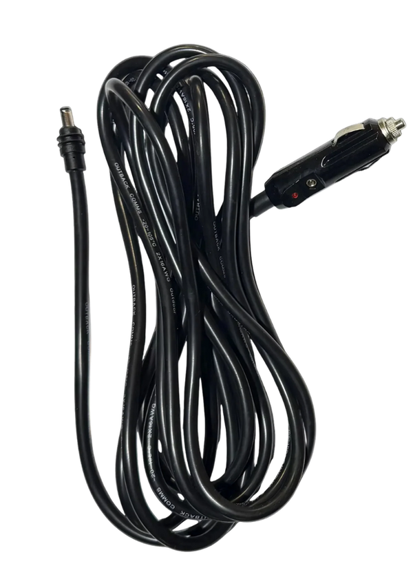 Starlink Mini DC to cigarette plug cable, coiled