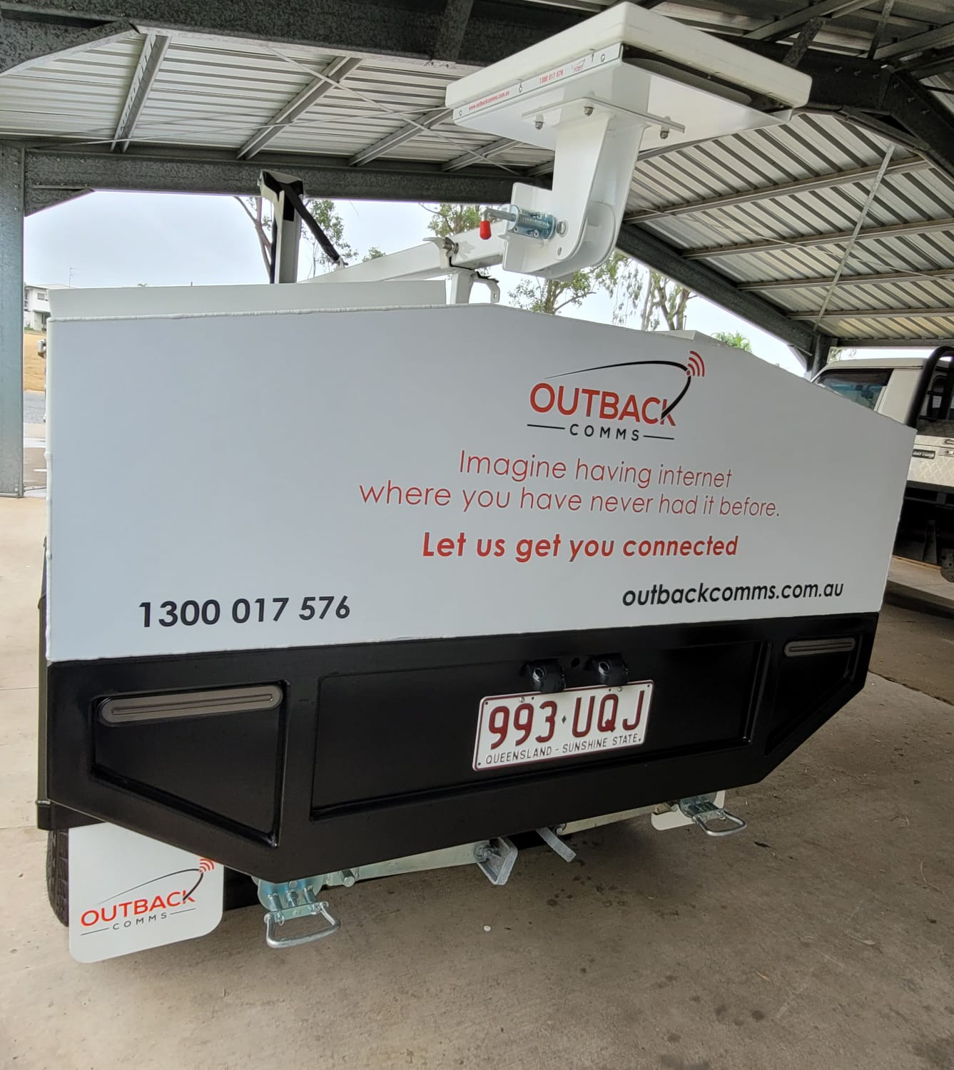 High Speed Internet Trailer - Outback Comms