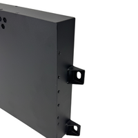 Back of the Baintech 110Ah slimline battery with mounting brackets
