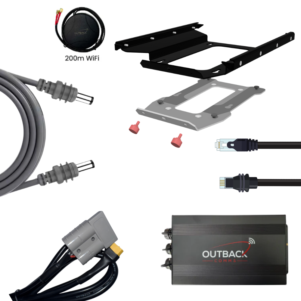 Starlink Mini Vehicle Kit + Quick Release