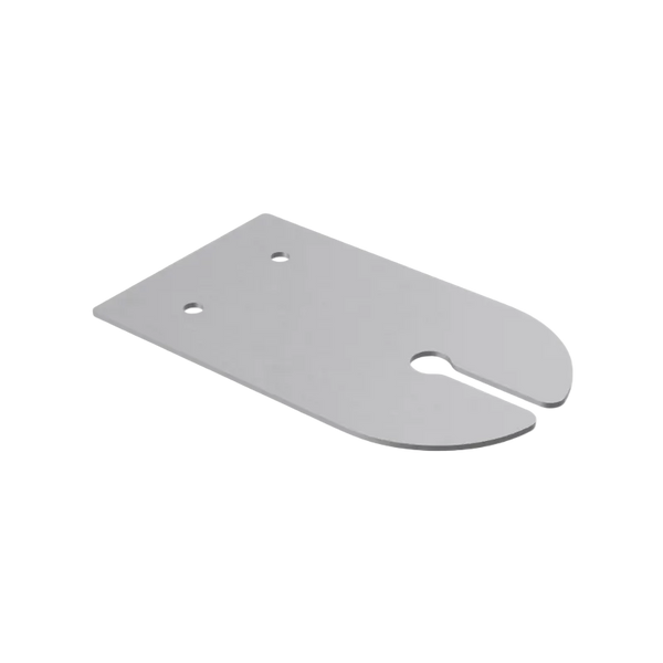 External antenna flat bar bracket in raw 304 stainless steel