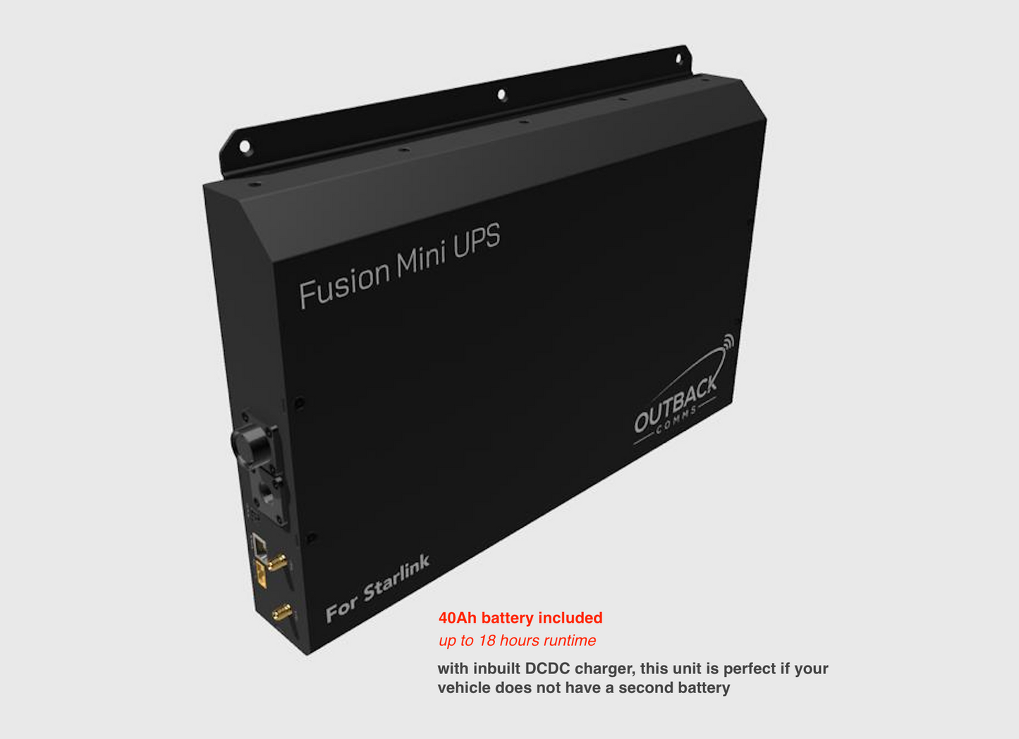 Fusion inbuilt 40Ah mini Booster with DCDC charger
