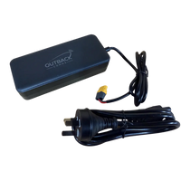 Outback Comms 240V to 24V adapter with mains plug and XT60 output lead