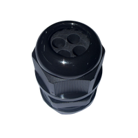 Multi-hole cable gland M25x1.5, quad hole option