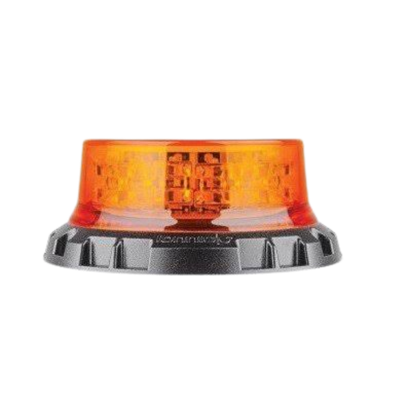 Round Flashing LED Light Orange 15W