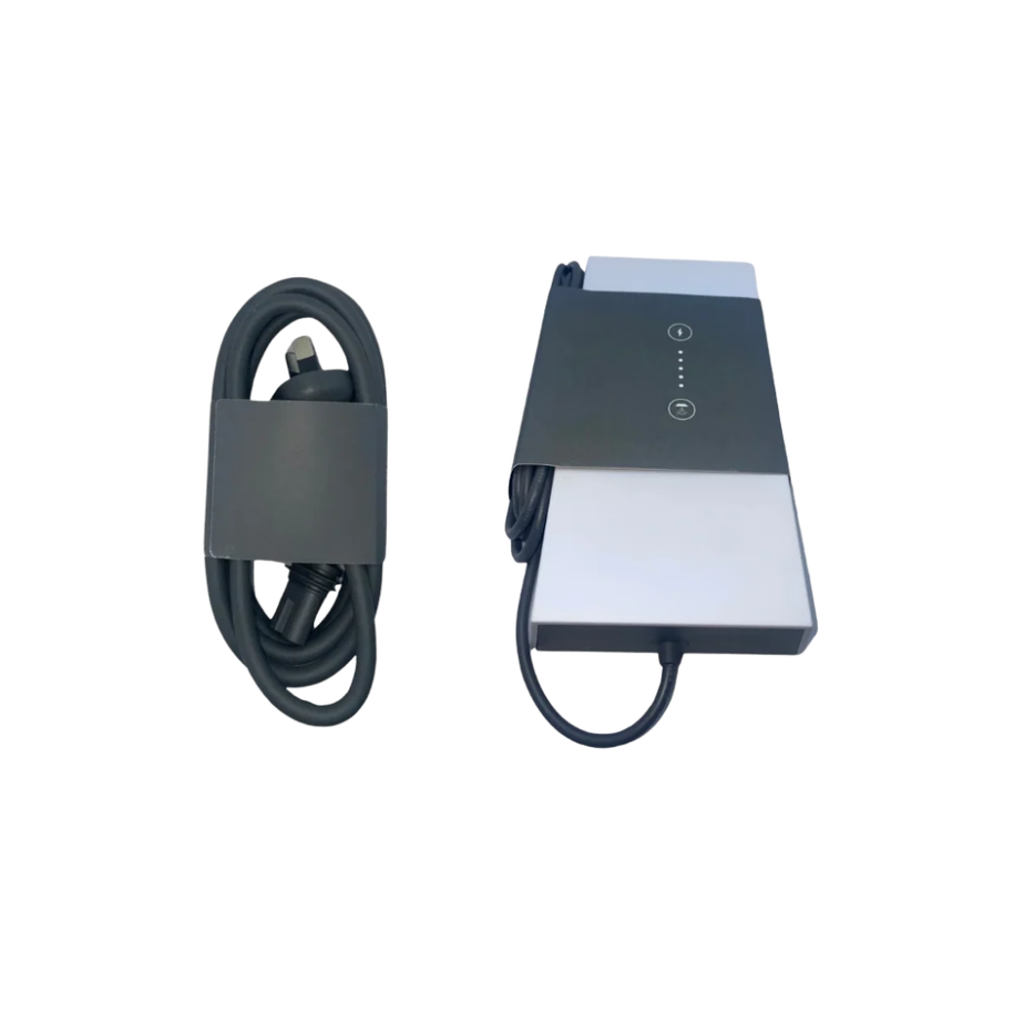 Starlink Standard OEM 57V power supply with its coiled power cable