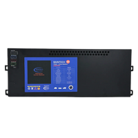 Baintech 110Ah slimline lithium battery, front view
