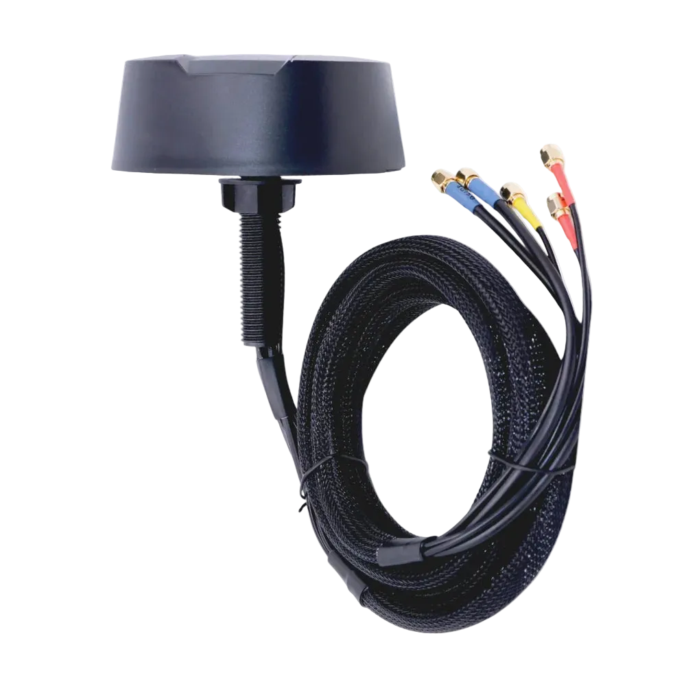 2x2 Wi-Fi puck antenna M131 with braided multi-lead cable