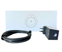 Starlink Gen 3 mesh Wi-Fi router with power supply and cable, alternate view
